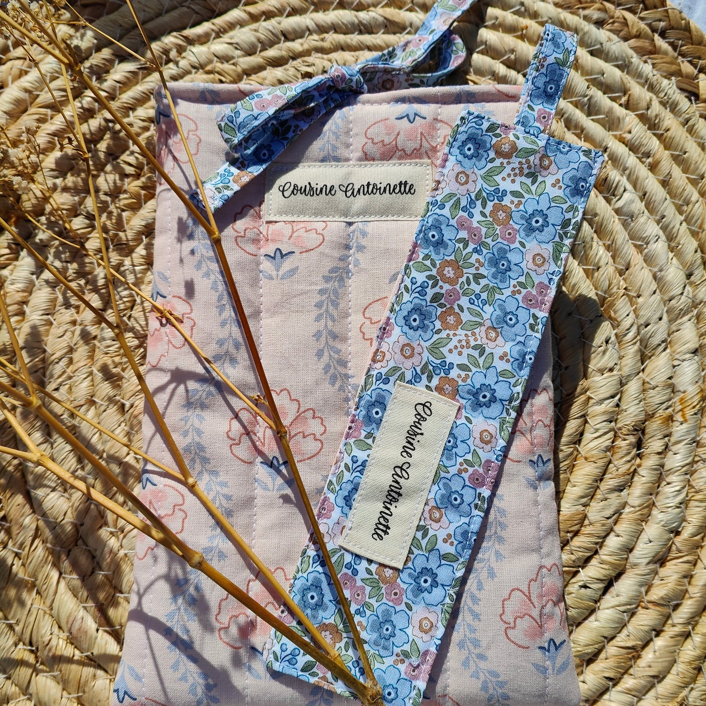 Marque-page Clochette verso fleuri, s'accorde avec housse livre Clochette