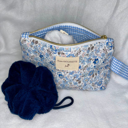Intérieur pochette artisanale Colette doublure tissu Oeko-Tex® - Made in France

