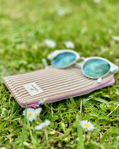 Étuis à lunettes Deauville en 3 coloris : safran, curry et blush, faits main – Cousine Antoinette
