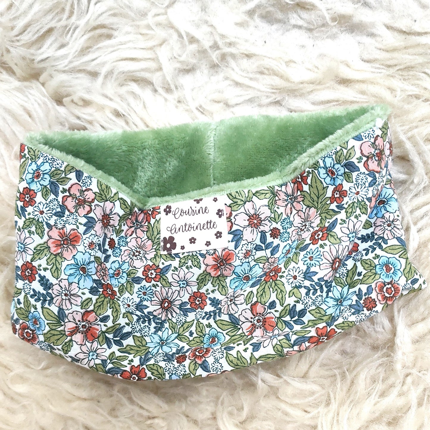 Snood artisanal Arty fabriqué en Anjou, petite série
