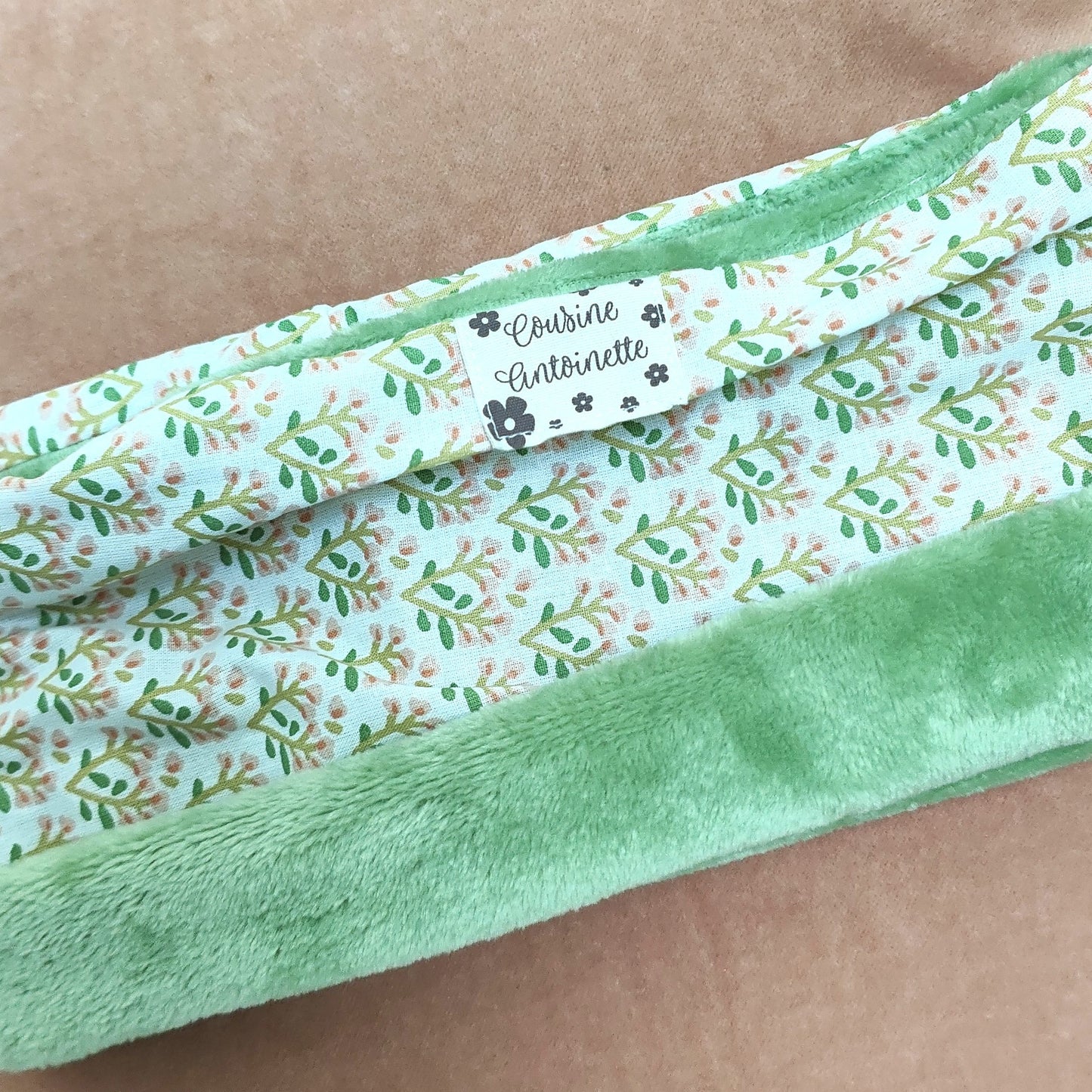 Snood artisanal Clochette fabriqué en Anjou, petite série
