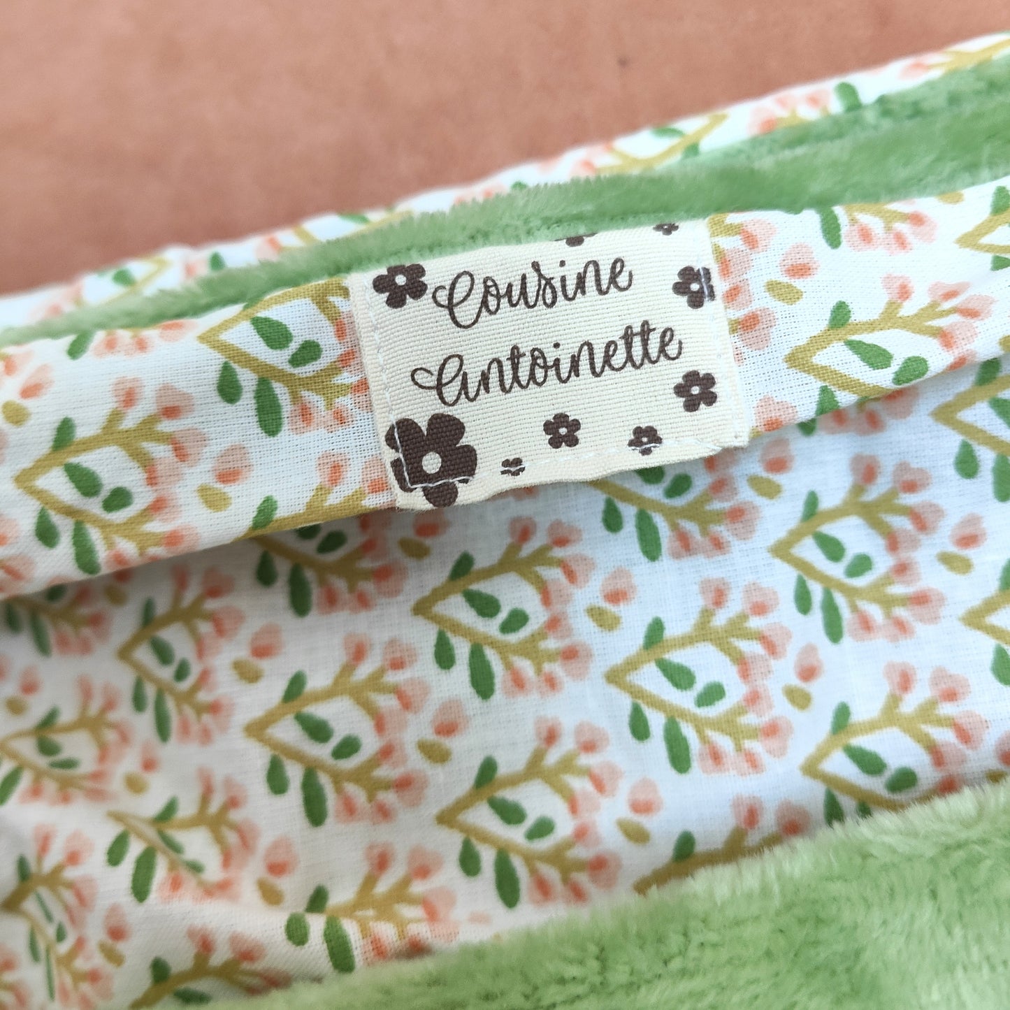 Snood artisanal Clochette fabriqué en Anjou, petite série
