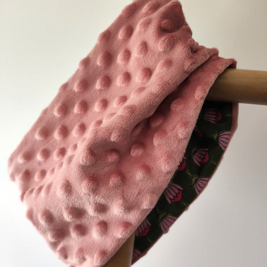 Snood enfant Indi en minky doux et moelleux, coloris uni
