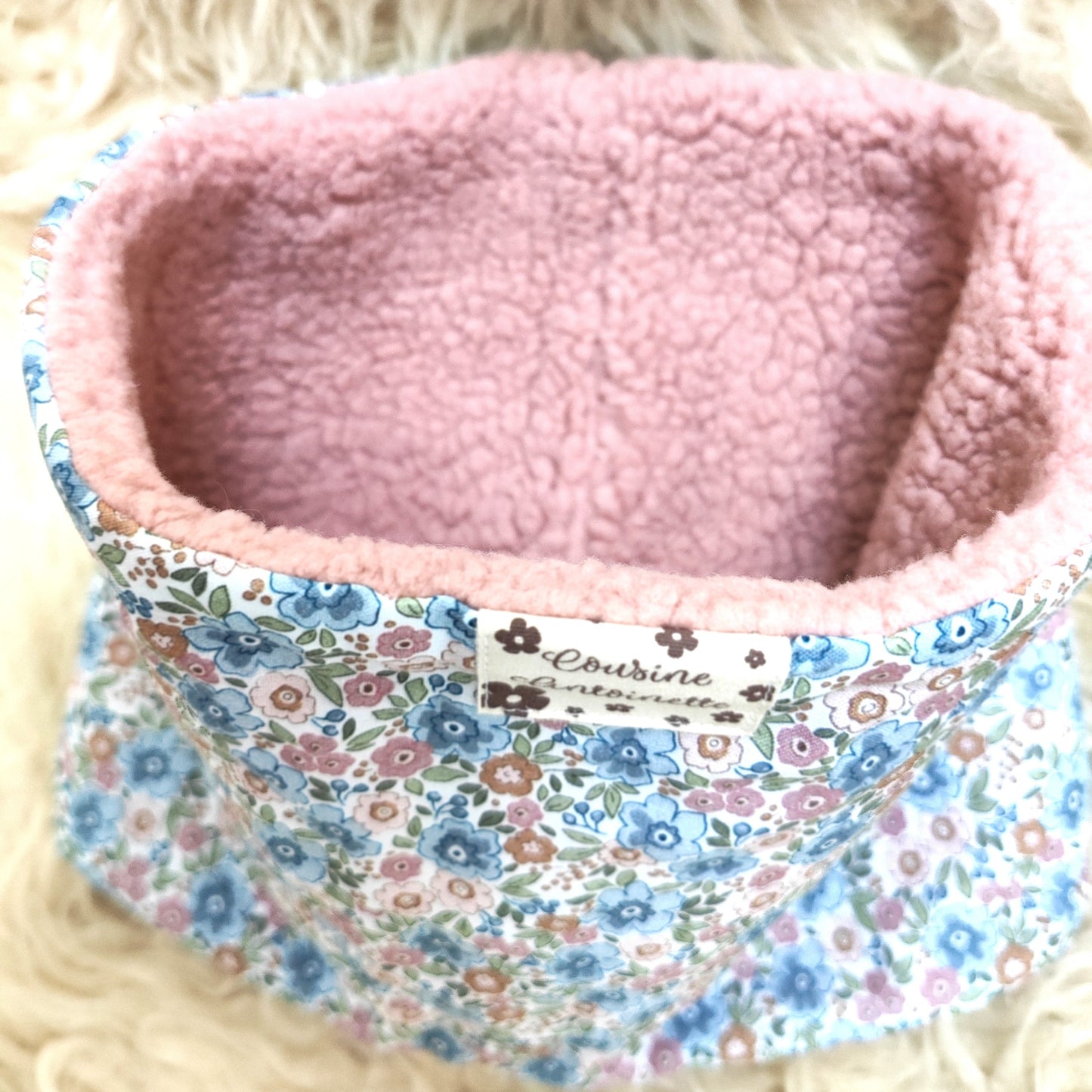 Snood artisanal Lucile fabriqué en Anjou, petite série
