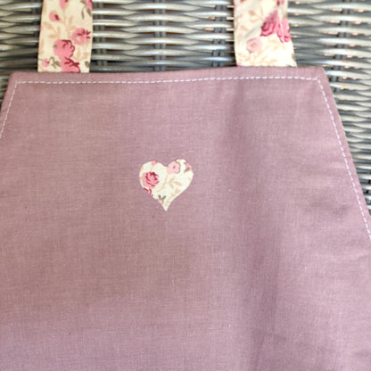Tablier enfant motif Fraise - Réversible en coton Oeko-Tex

