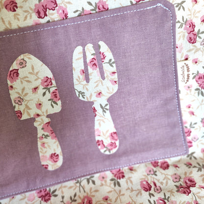 Tablier enfant motif Fraise - Réversible en coton Oeko-Tex


