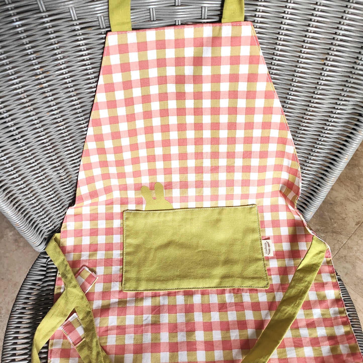 Tablier enfant motif Sorbet - En coton Oeko-Tex

