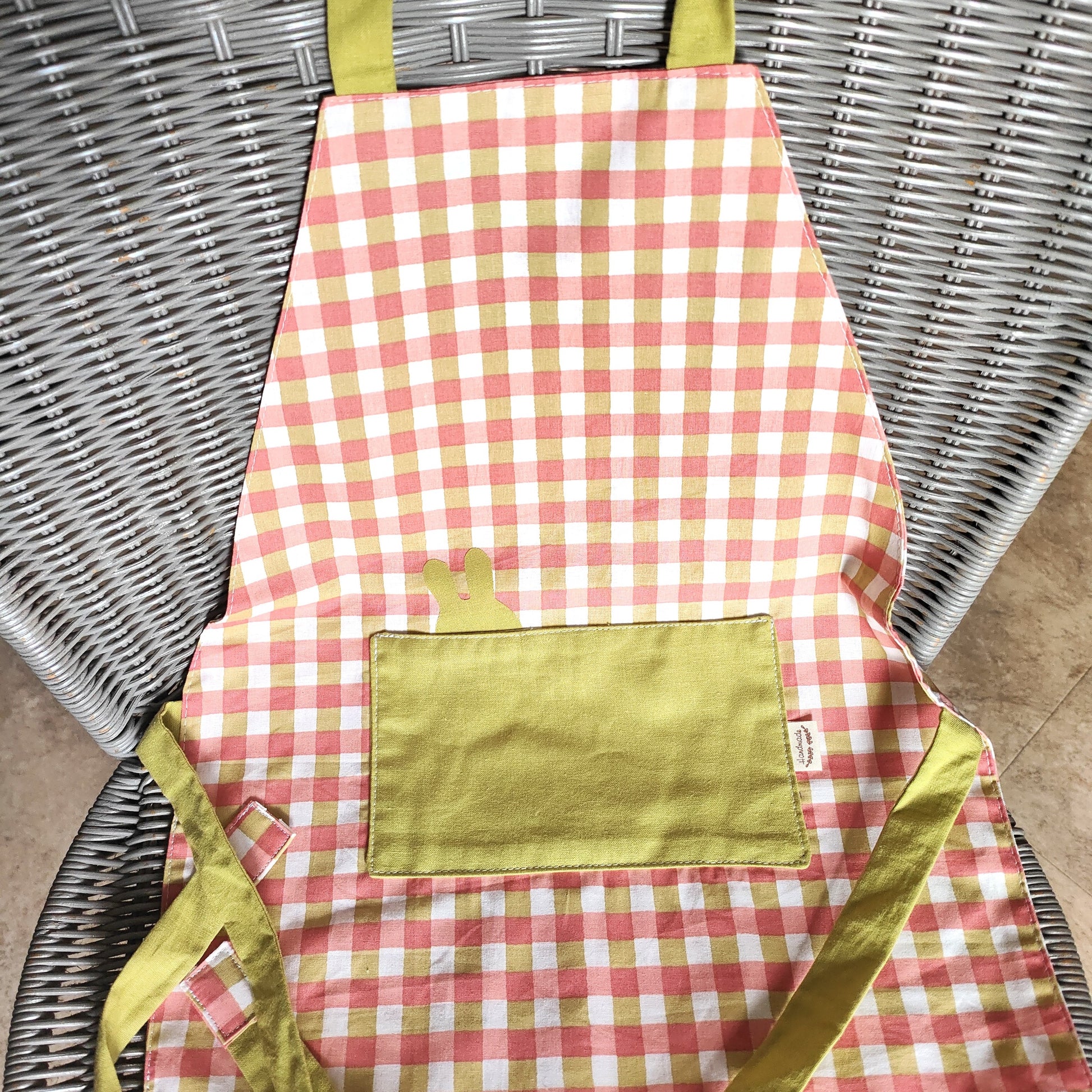 Tablier enfant motif Sorbet - En coton Oeko-Tex
