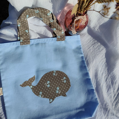 Tote bag enfant motif Bulle 25x26 cm - En coton Oeko-Tex
