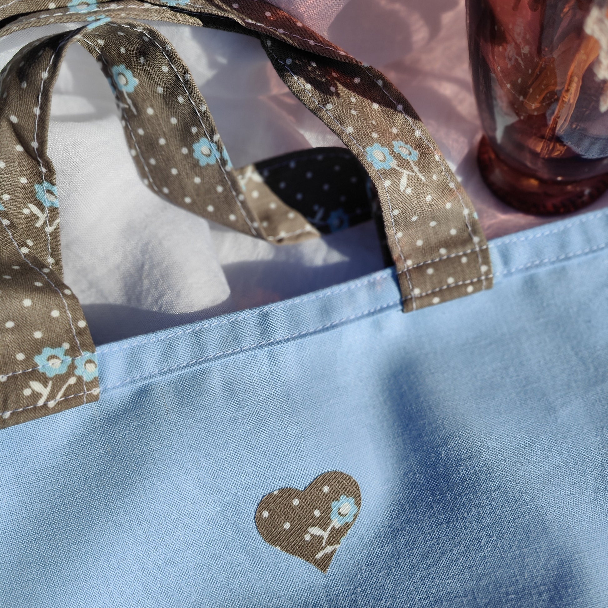 Tote bag enfant motif Bulle 25x26 cm - En coton Oeko-Tex
