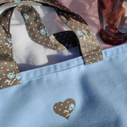 Tote bag enfant motif Bulle 25x26 cm - En coton Oeko-Tex
