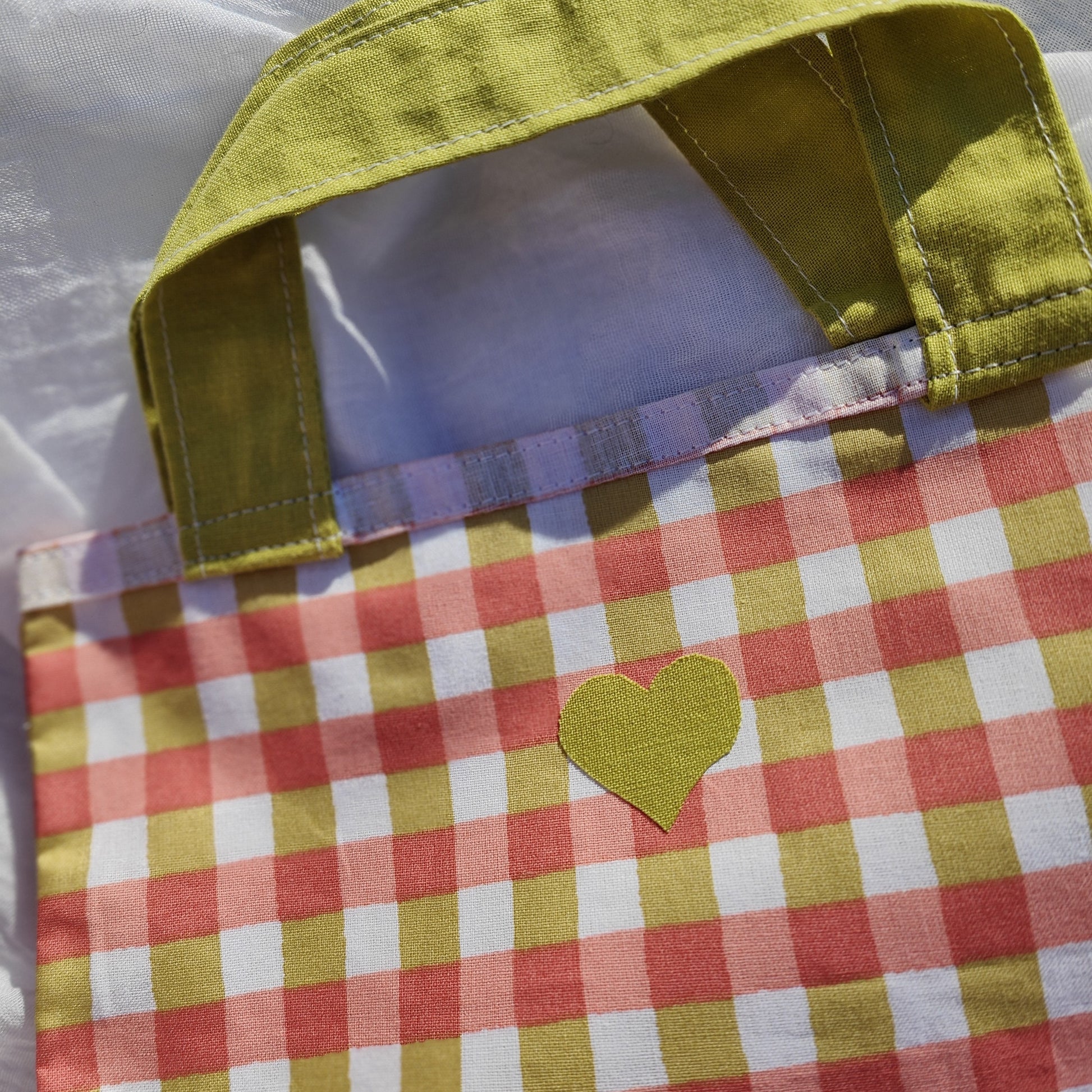 Tote bag enfant motif Sorbet 20x22 cm - En coton Oeko-Tex
